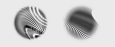 Tek renkli dalgalarla soyut bir arkaplan. vektör illüstrasyonu.