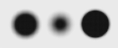 Yarım tonlu noktalar. vektör illüstrasyonu.