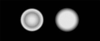 Noktalı ve daireli soyut arkaplan