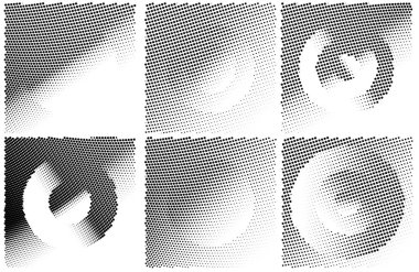 Yarım ton noktalı soyut arkaplan