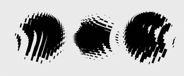 Fond Abstrait Avec Lignes Points Grunge — Image vectorielle