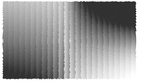 Abstrakter Hintergrund Mit Punkten Monochrome Textur Schwarz Weiß Strukturierte Muster — Stockvektor