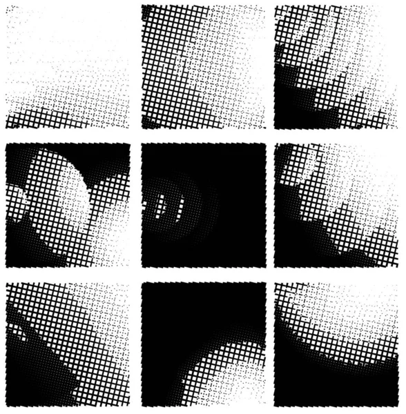 Noktalı ve daireli soyut yarım ton arkaplan