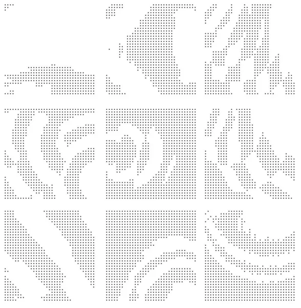 Motif Points Demi Tons Fond Abstrait Illustration Vectorielle — Image vectorielle