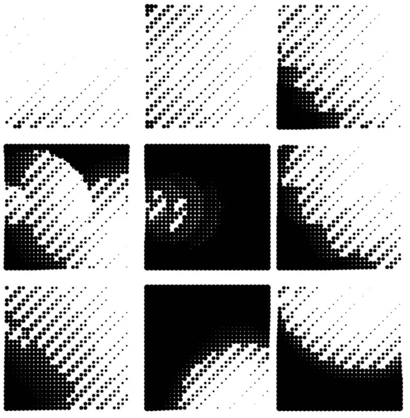 Abstrait Demi Ton Points Fond — Image vectorielle