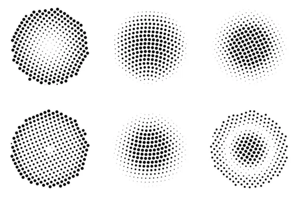 Yarım tonlu noktalar. vektör illüstrasyonu.