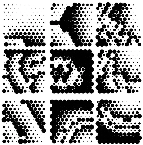 Yarım tonlu noktalar. vektör illüstrasyonu.