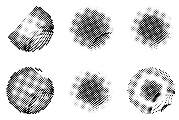 Yarım tonlu noktalar. vektör illüstrasyonu.