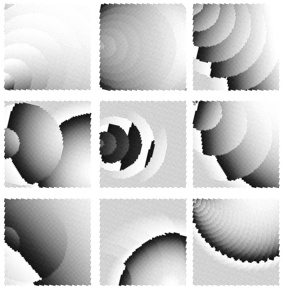Yarım tonlu noktalar. vektör illüstrasyonu.