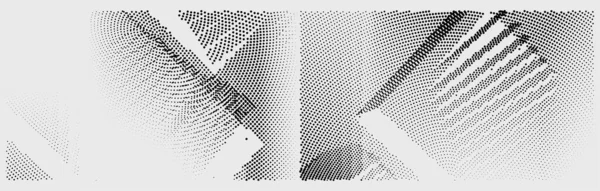 Abstrakter Hintergrund Mit Monochromen Wellen Vektorillustration — Stockvektor