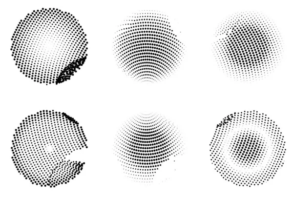 Yarım tonlu noktalar. vektör illüstrasyonu.