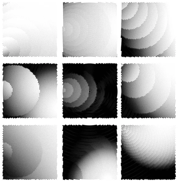 Noktalı ve daireli soyut yarım ton arkaplan