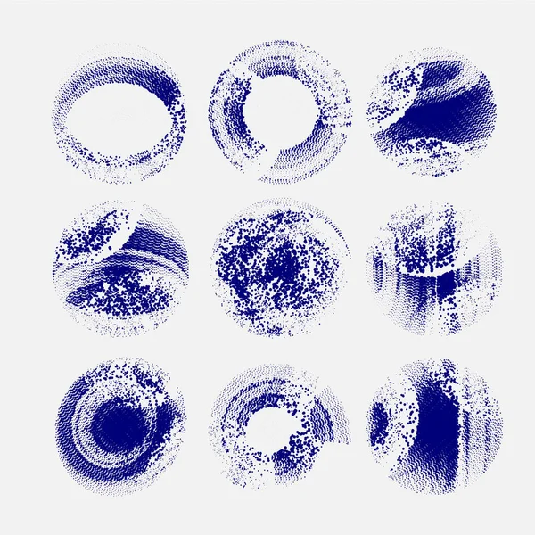 grunge fırça darbeleri, lekeler, lekeler, lekeler, çerçeveler.