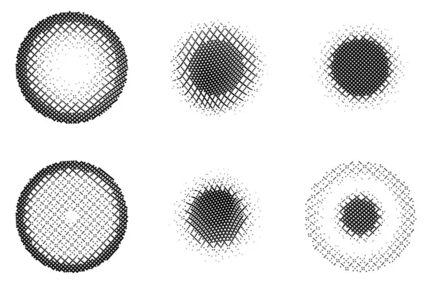 Yarım tonlu noktalar. vektör illüstrasyonu.