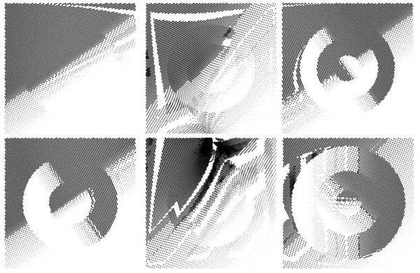 Conjunto Texturas Grunge Abstractas — Archivo Imágenes Vectoriales