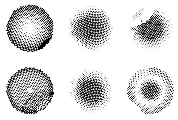 Yarım tonlu noktalar. vektör illüstrasyonu.