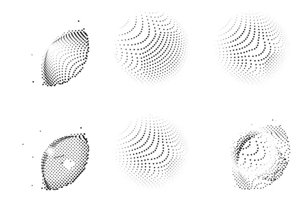 Yarım tonlu noktalar. vektör illüstrasyonu.