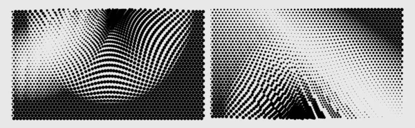 Abstrakter Hintergrund Mit Monochromen Punkten Vektorillustration — Stockvektor