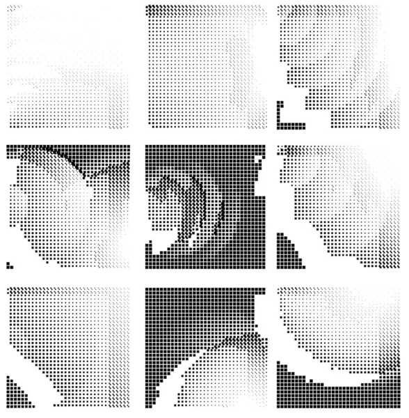 Yarım tonlu noktalar. vektör illüstrasyonu.