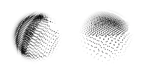 Points Demi Teinte Illustration Vectorielle — Image vectorielle
