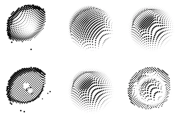 Yarım tonlu noktalar. vektör illüstrasyonu.