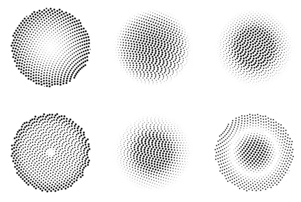 Yarım tonlu noktalar. vektör illüstrasyonu.