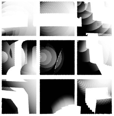 Yarım ton noktalı soyut arkaplan