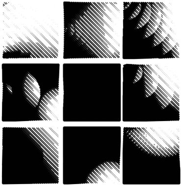 Geometrik soyut şekiller kümesi