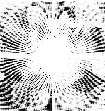 Yarım ton noktalı soyut arkaplan