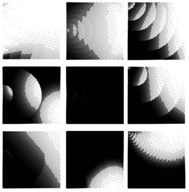 Yarım ton noktalı soyut arkaplan