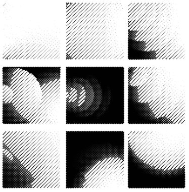 Noktalı soyut yarım ton arkaplan