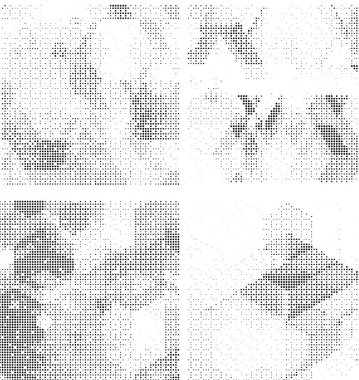 soyut yarım ton noktaları arkaplan