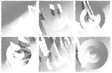 Grunge desenli soyut arkaplan. Yarım ton etkisi. vektör illüstrasyonu