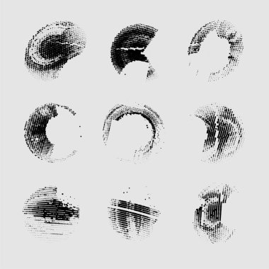 grunge öğeleri kümesi. vektör çizim
