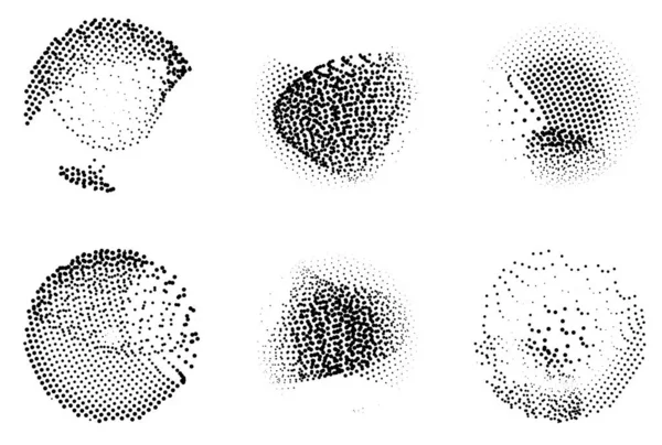 Modello Punti Mezzitoni Illustrazione Vettoriale — Vettoriale Stock