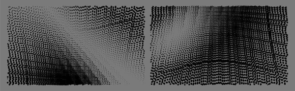 Noktalar ve çizgilerle soyut bir arkaplan. yüksek teknoloji 3D illüstrasyon.
