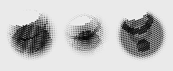 Yarım tonlu noktalar. vektör illüstrasyonu.