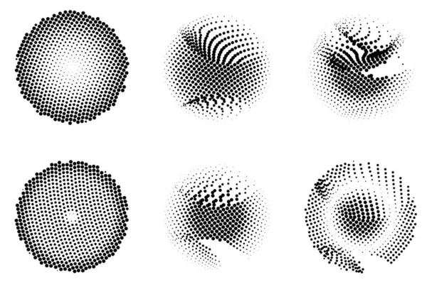 Yarım tonlu noktalar. vektör illüstrasyonu.