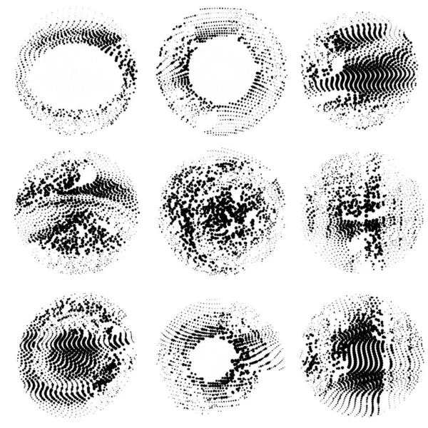 grunge öğeleri kümesi. vektör çizim