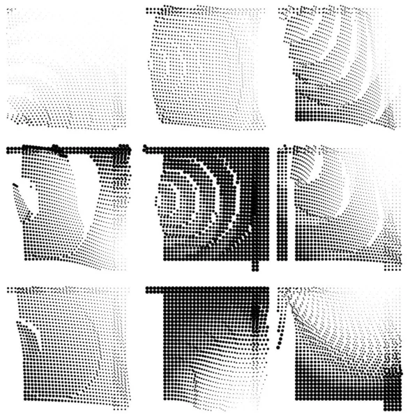 Motif Points Demi Tons Illustration Vectorielle — Image vectorielle