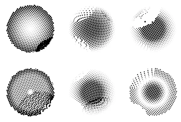 Yarım tonlu noktalar. vektör illüstrasyonu.