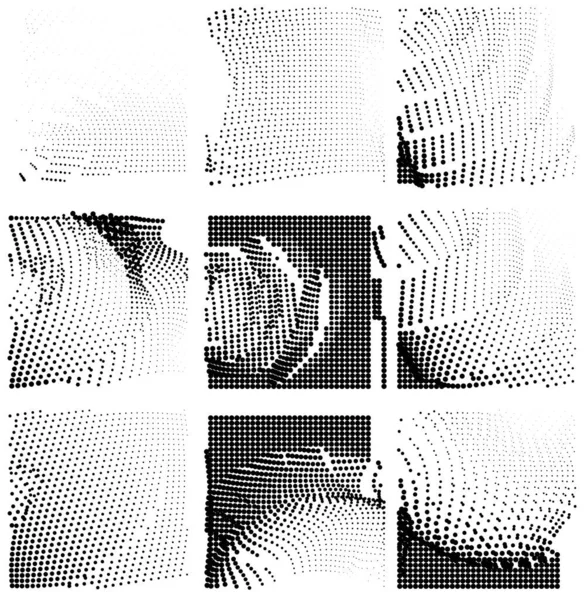 Halftone Texture Grunge Background Vector Illustration — ストックベクタ