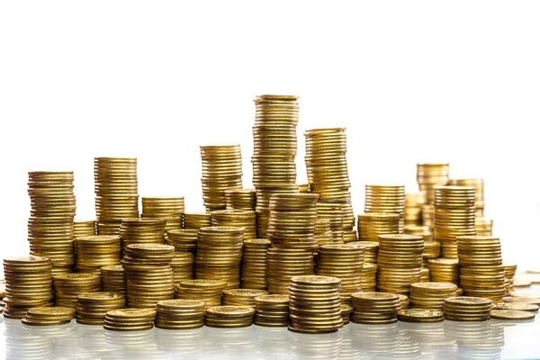 Stacks of coins — Stock Photo, Image