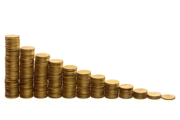 Stacks of coins — Stock Photo, Image