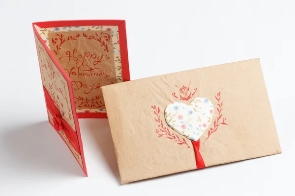 Valentine's day handmade love message — Stock Photo, Image