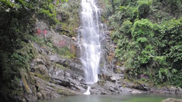 Smoky Mountain Waterfall . — Stock Video