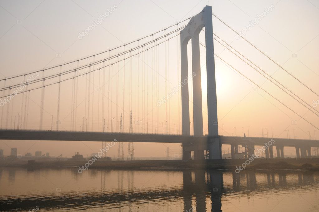The cable stayed bridge