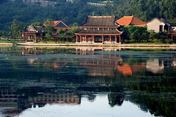 Историческая традиционная архитектура Китая — стоковое фото