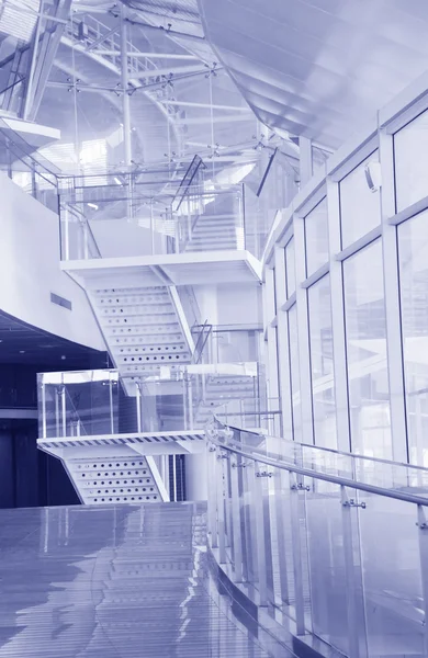 Open stairwell in a modern office building — Stock Photo, Image