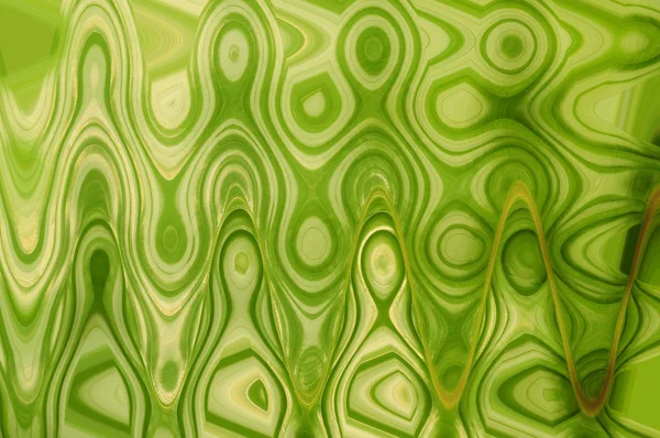 A zöld víz hullámai és a varratmentes háttérben whirls — Stock Fotó